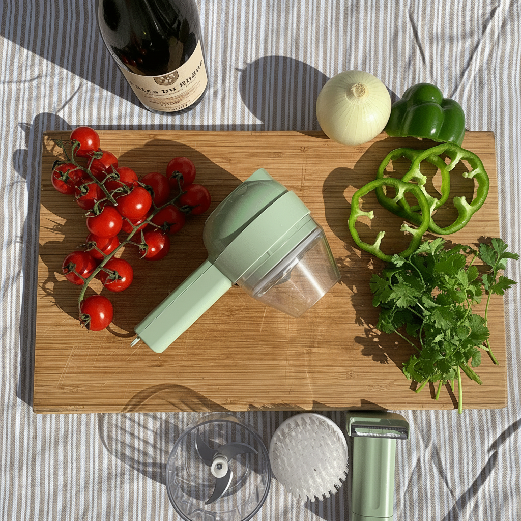 Hachoir & Coupe-Légumes 4-en-1 : MagicCuisine™