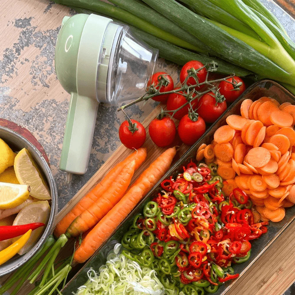 Hachoir & Coupe-Légumes 4-en-1 : MagicCuisine™