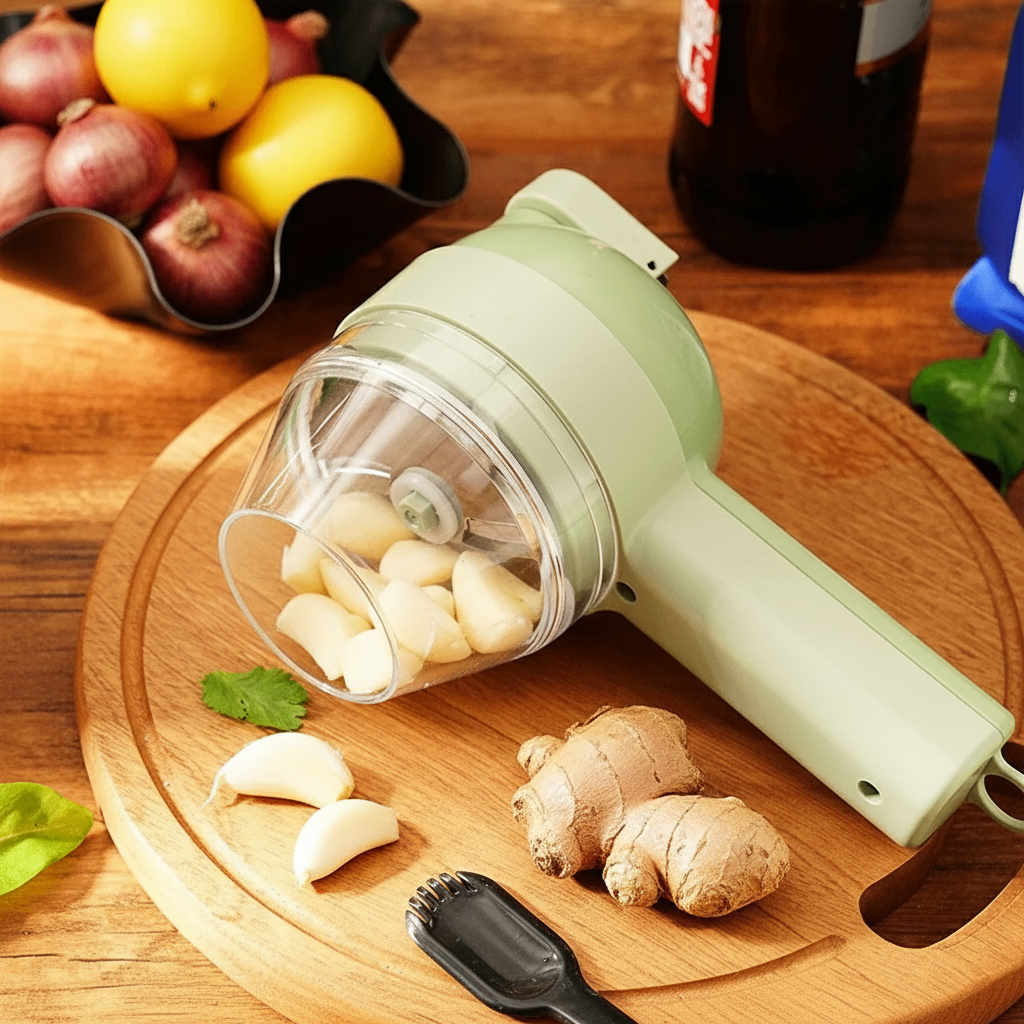 Hachoir & Coupe-Légumes 4-en-1 : MagicCuisine™